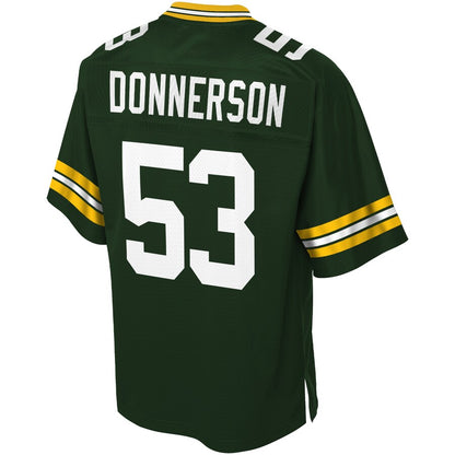 Green Bay Packers Kendall Donnerson Pro Line Big & Tall Green Football Jersey product image