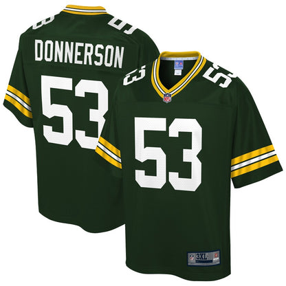 Green Bay Packers Kendall Donnerson Pro Line Big & Tall Green Football Jersey product image