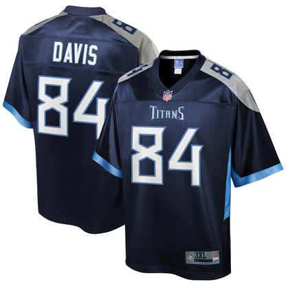 Tennessee Titans Corey Davis Pro Line Big & Tall Team Color Navy Football Jersey product image
