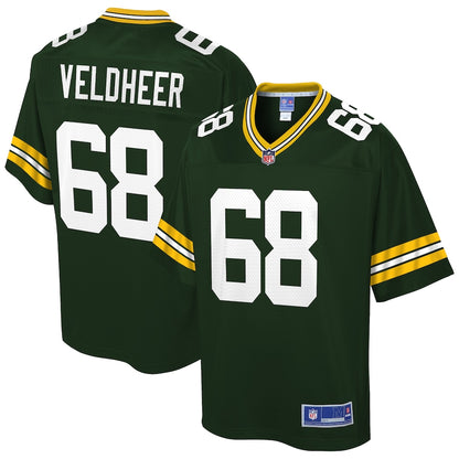 Green Bay Packers Jared Veldheer Pro Line Green Football Jersey product image