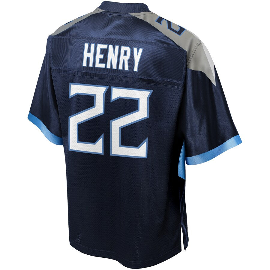 Tennessee Titans Derrick Henry Pro Line Big & Tall Team Color Navy Football Jersey product image