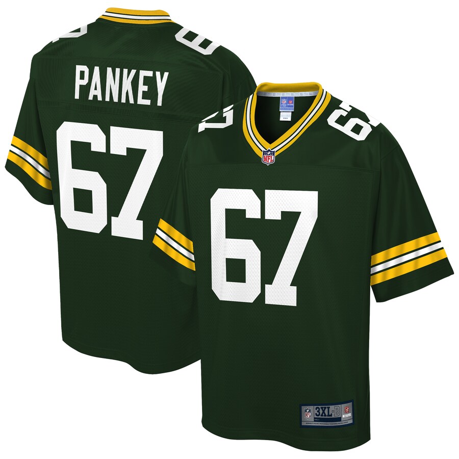 Green Bay Packers Adam Pankey Pro Line Big & Tall Green Football Jersey product image