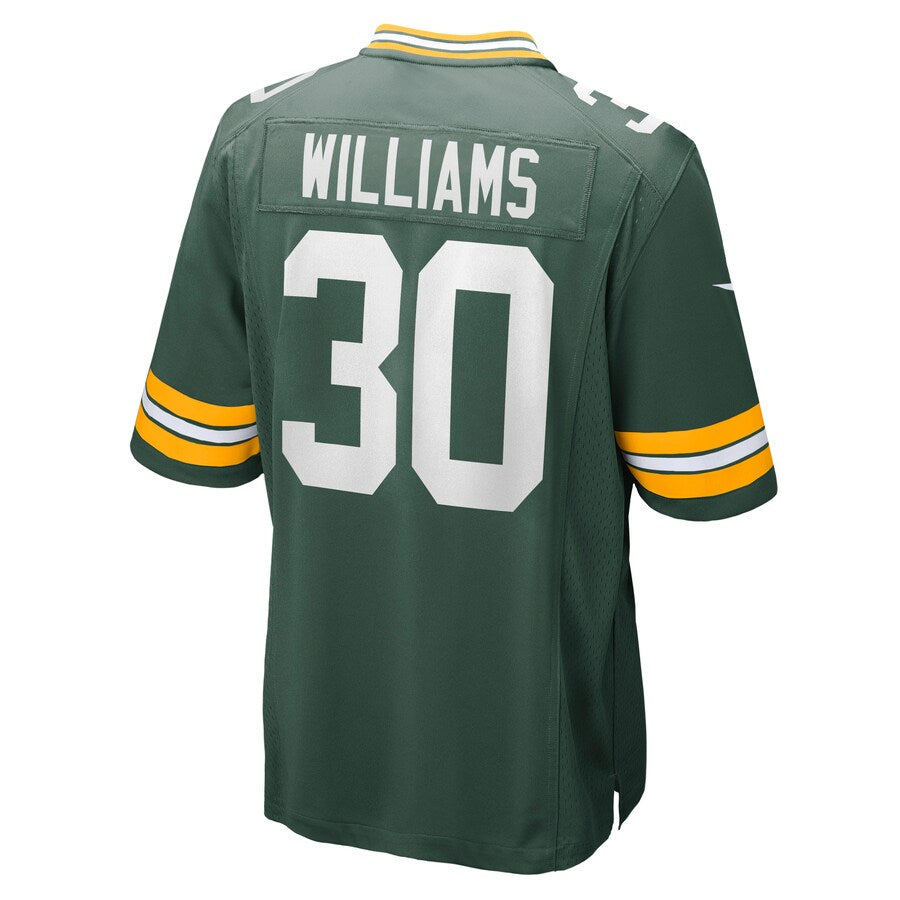 Green Bay Packers Jamaal Williams Game Green Football Jersey product image