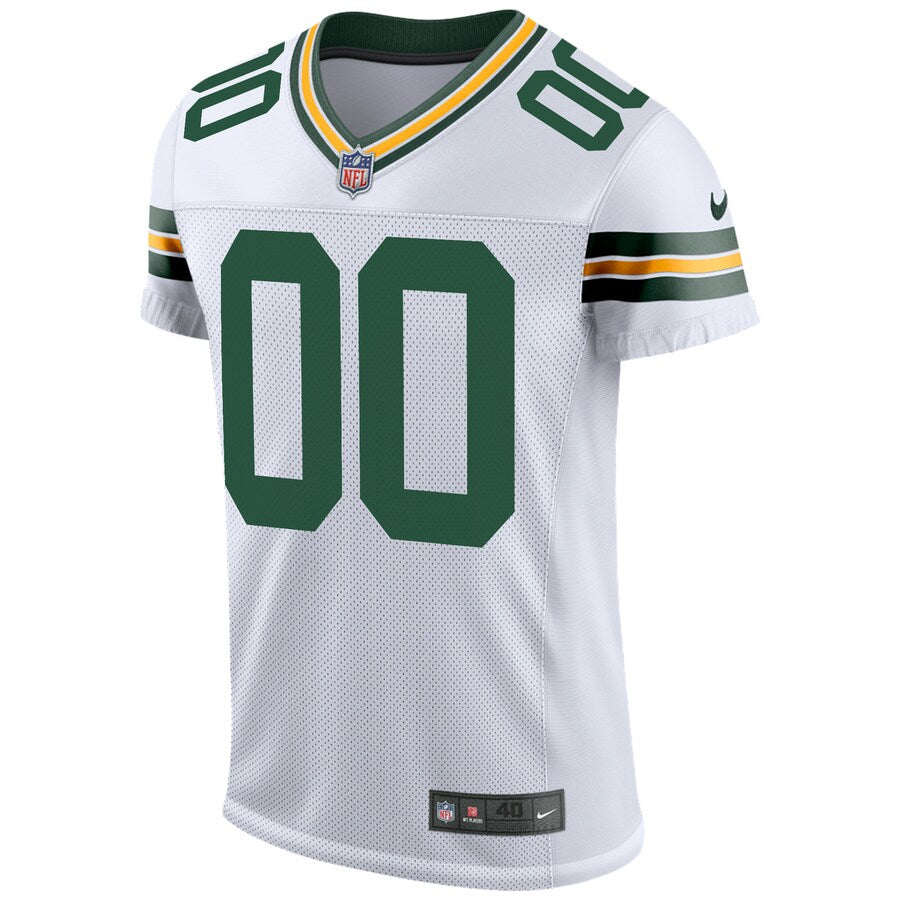 Green Bay Packers Custom White Football Jersey product image