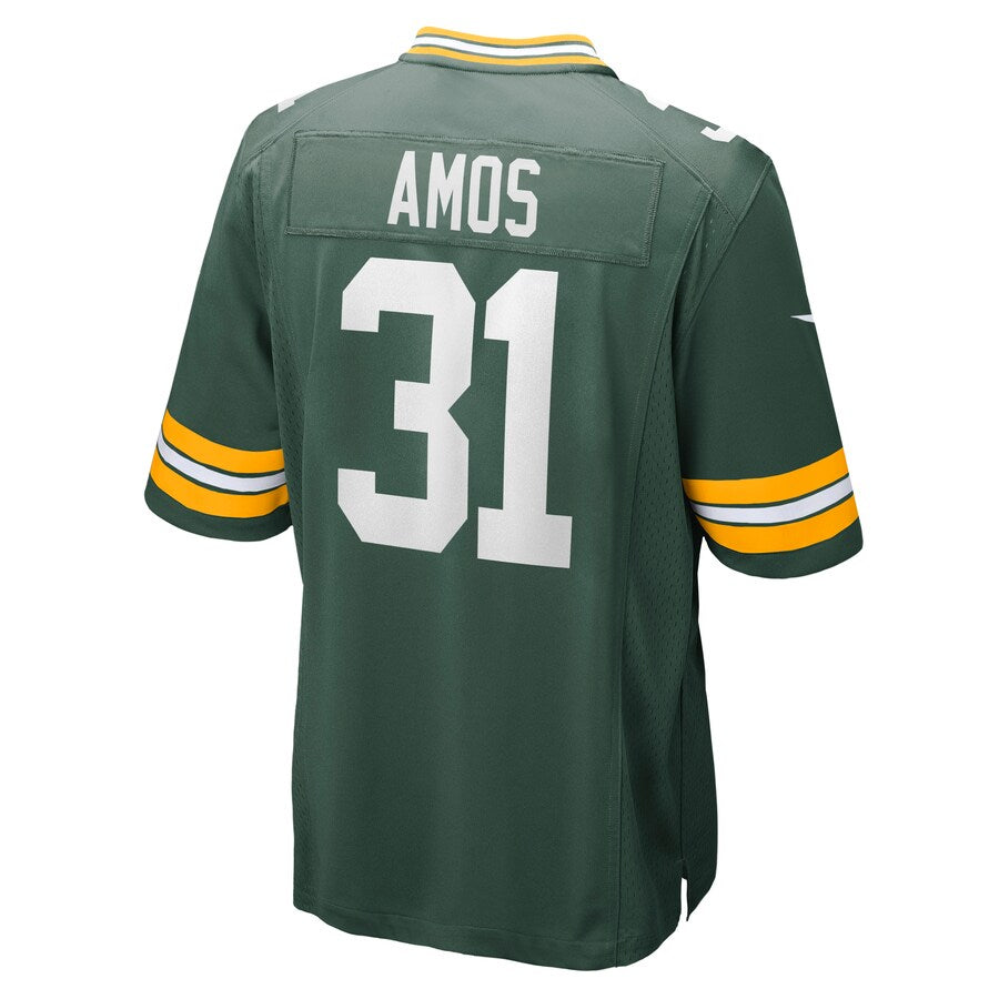 Green Bay Packers Adrian Amos Game Green Football Jersey product image