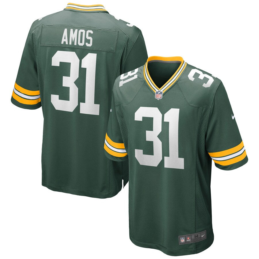 Green Bay Packers Adrian Amos Game Green Football Jersey product image