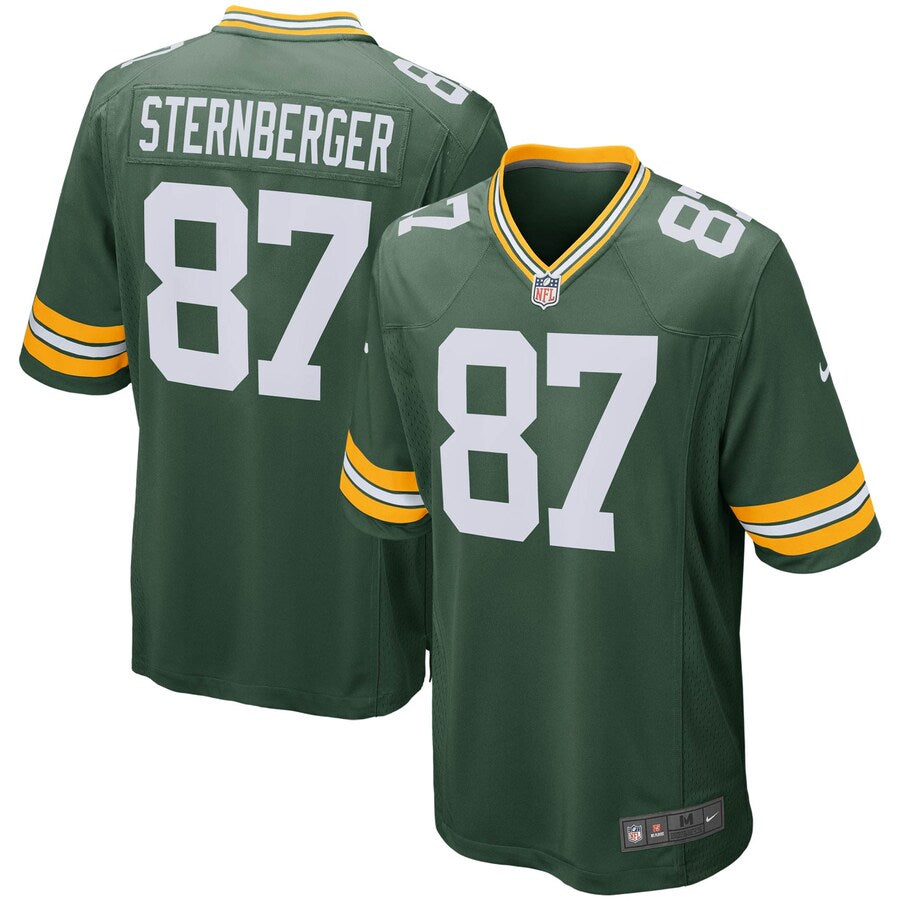Green Bay Packers Jace Sternberger Game Green Football Jersey product image