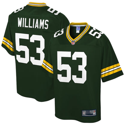 Green Bay Packers Tim Williams Pro Line Big & Tall Green Football Jersey product image