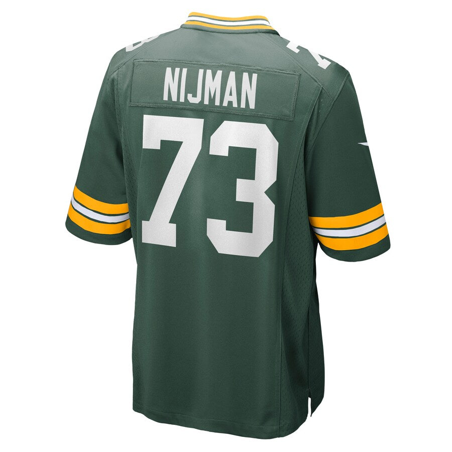 Green Bay Packers Yosh Nijman Game Green Football Jersey product image