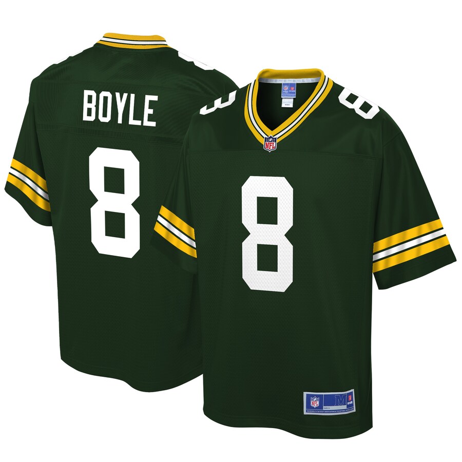 Green Bay Packers Tim Boyle Pro Line Green Football Jersey product image