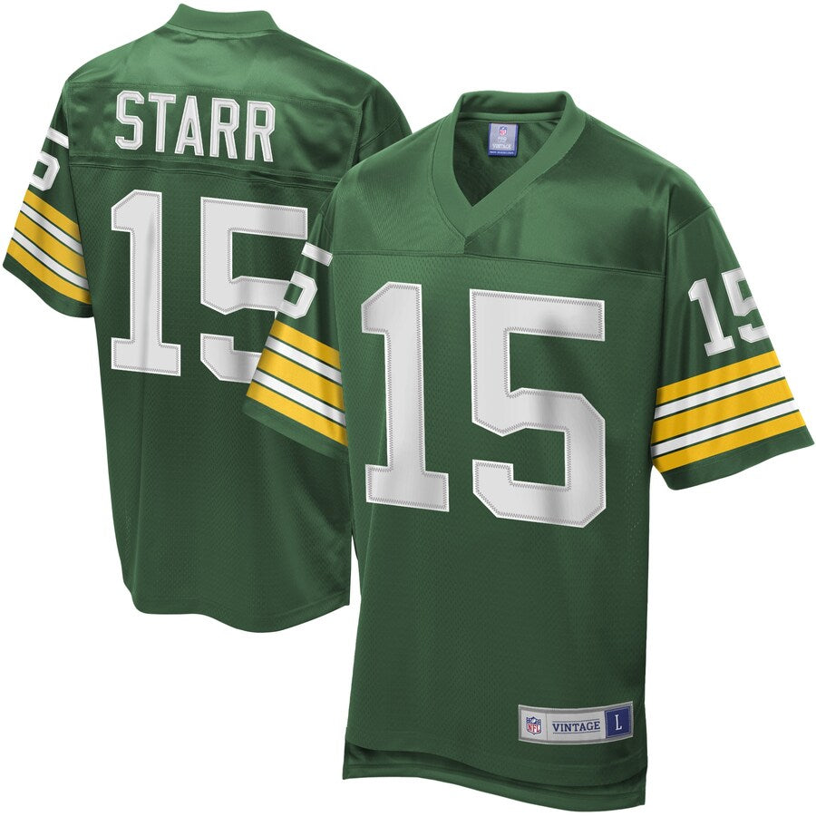 Green Bay Packers Bart Starr Pro Line Green Football Jersey product image