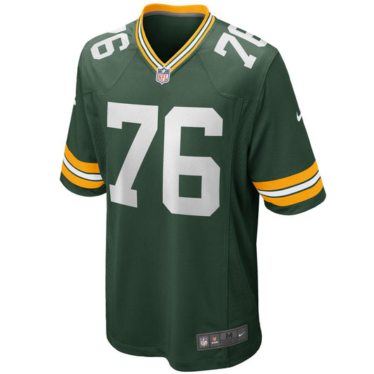 Green Bay Packers Jon Runyan Game Green Football Jersey product image