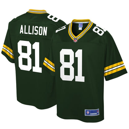 Green Bay Packers Geronimo Allison Pro Line Big & Tall Green Football Jersey product image