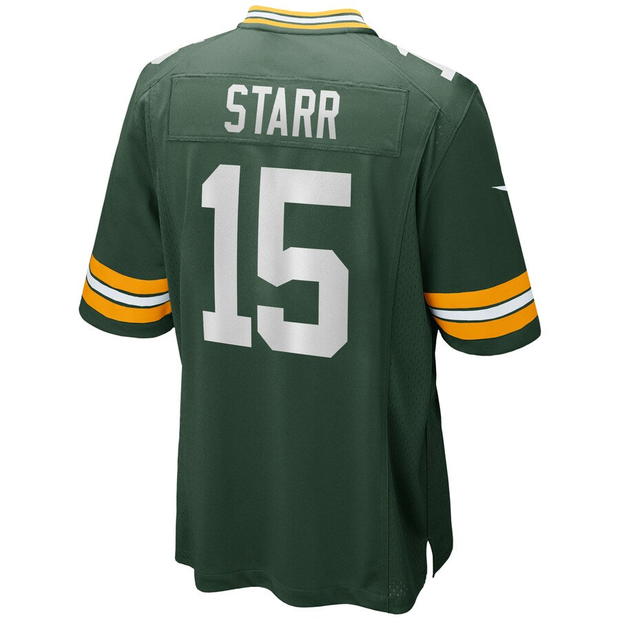 Green Bay Packers Bart Starr Game Green Football Jersey product image
