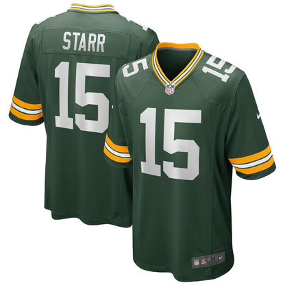Green Bay Packers Bart Starr Game Green Football Jersey product image