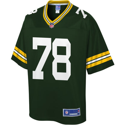 Green Bay Packers Jason Spriggs Pro Line Green Football Jersey product image