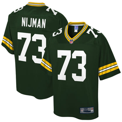 Green Bay Packers Yosh Nijman Pro Line Big & Tall Green Football Jersey product image