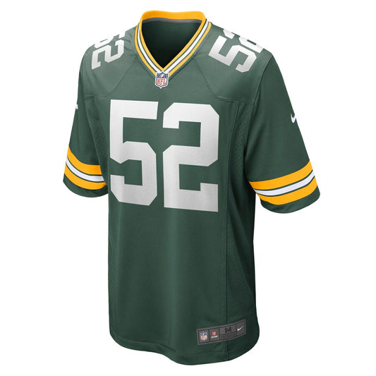 Green Bay Packers Rashan Gary Game Green Football Jersey product image
