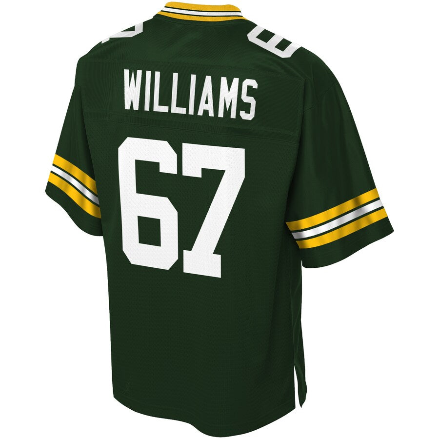 Green Bay Packers Larry Williams Pro Line Big & Tall Green Football Jersey product image