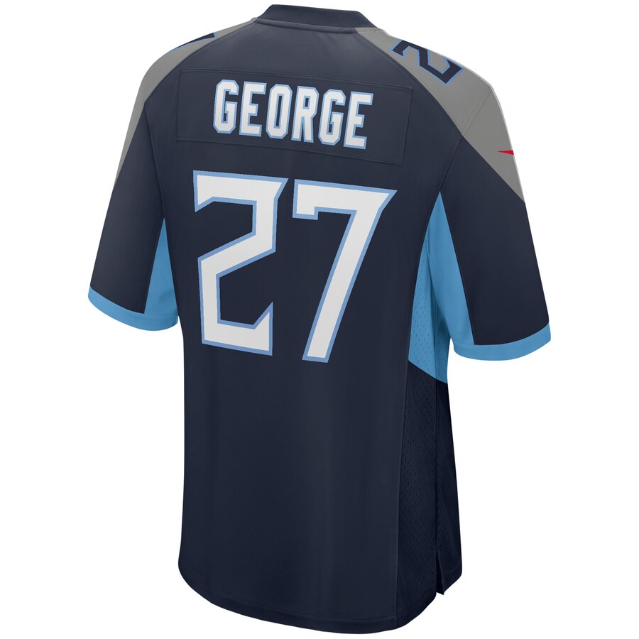 Tennessee Titans Eddie George Game Navy Football Jersey product image