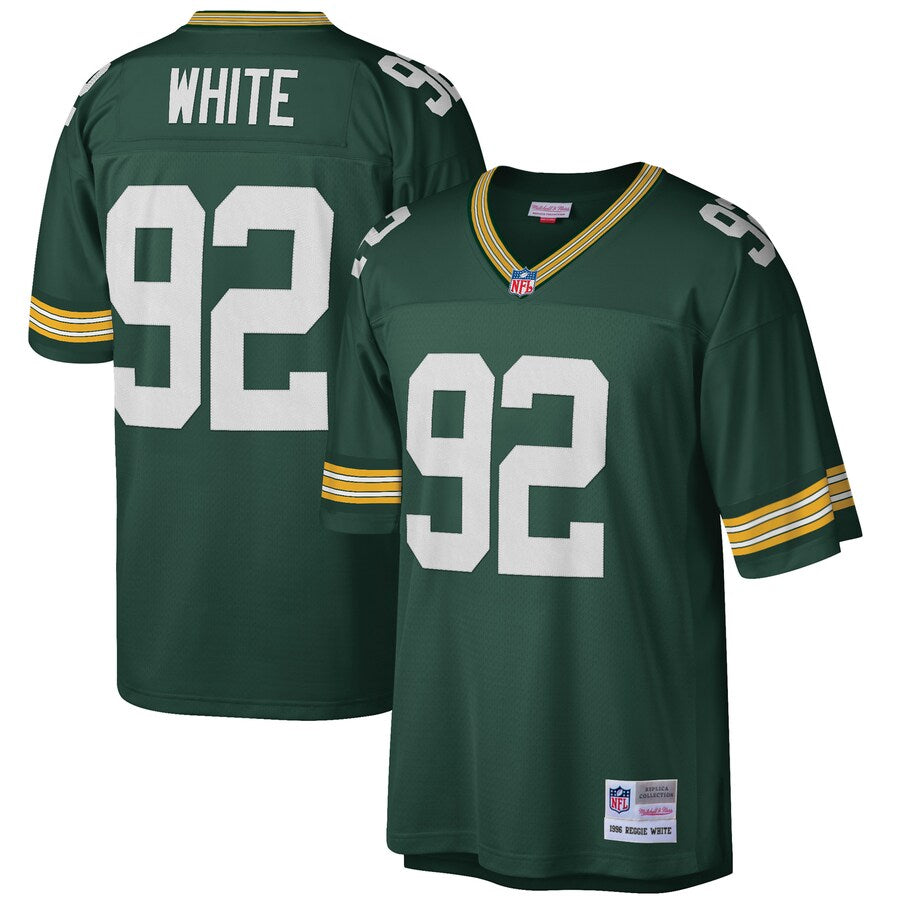 Green Bay Packers Reggie 1996 Big & Tall White Football Jersey product image