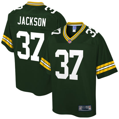 Green Bay Packers Josh Jackson Pro Line Big & Tall Green Football Jersey product image