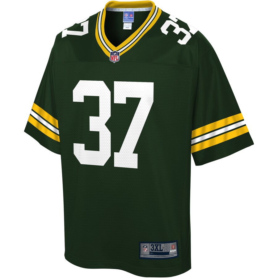 Green Bay Packers Josh Jackson Pro Line Big & Tall Green Football Jersey product image