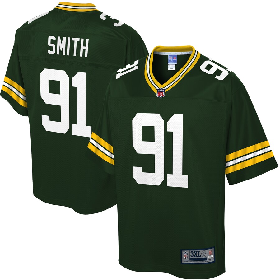 Green Bay Packers Preston Smith Pro Line Big & Tall Green Football Jersey product image