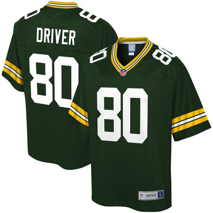 Green Bay Packers Donald Driver Pro Line Green Football Jersey product image