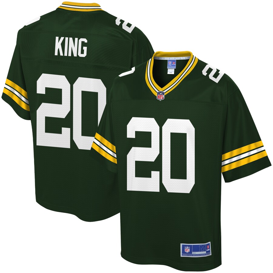 Green Bay Packers Kevin King Pro Line Green Football Jersey product image