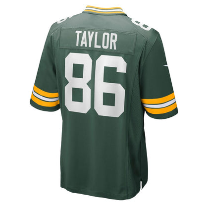 Green Bay Packers Malik Taylor Game Green Football Jersey product image