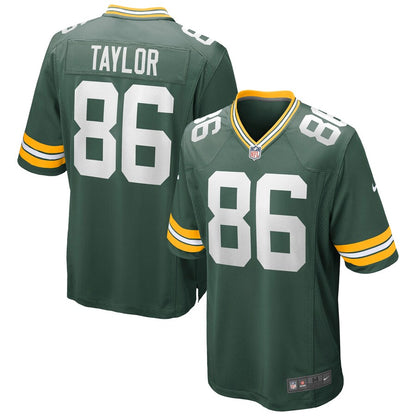 Green Bay Packers Malik Taylor Game Green Football Jersey product image