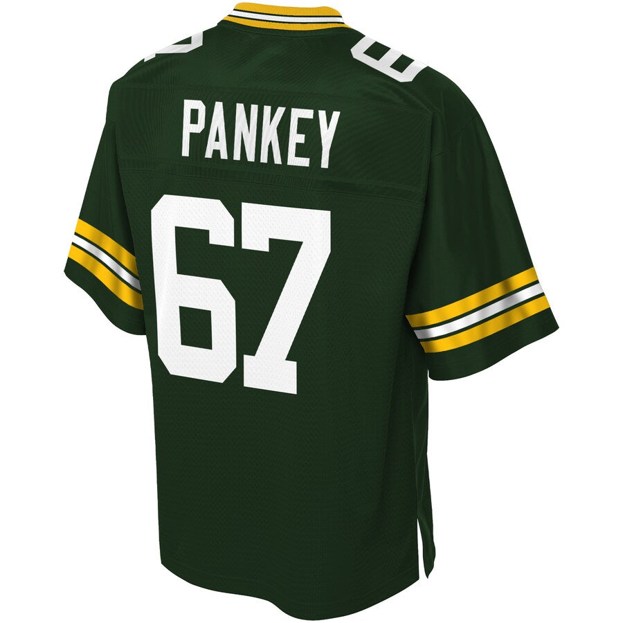 Green Bay Packers Adam Pankey Pro Line Green Football Jersey product image