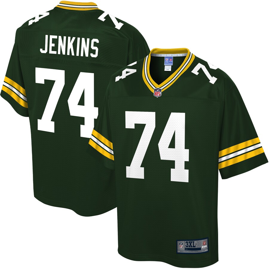 Green Bay Packers Elgton Jenkins Pro Line Big & Tall Green Football Jersey product image