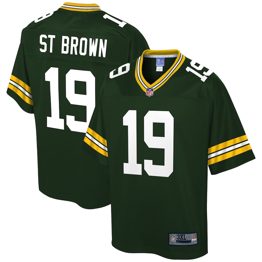Green Bay Packers Equanimeous St. Brown Pro Line Big & Tall Green Football Jersey product image
