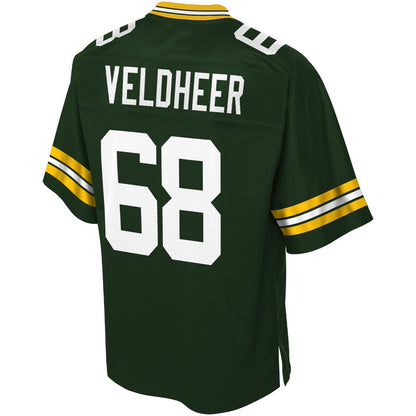 Green Bay Packers Jared Veldheer Pro Line Big & Tall Green Football Jersey product image