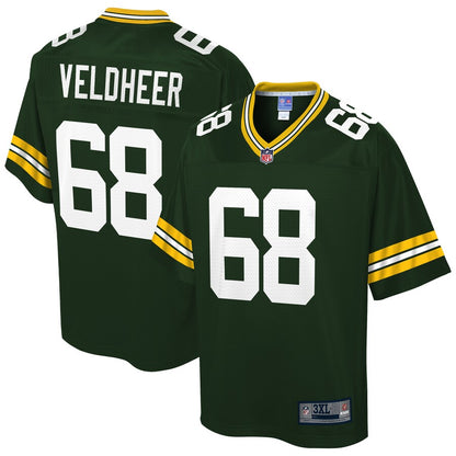 Green Bay Packers Jared Veldheer Pro Line Big & Tall Green Football Jersey product image