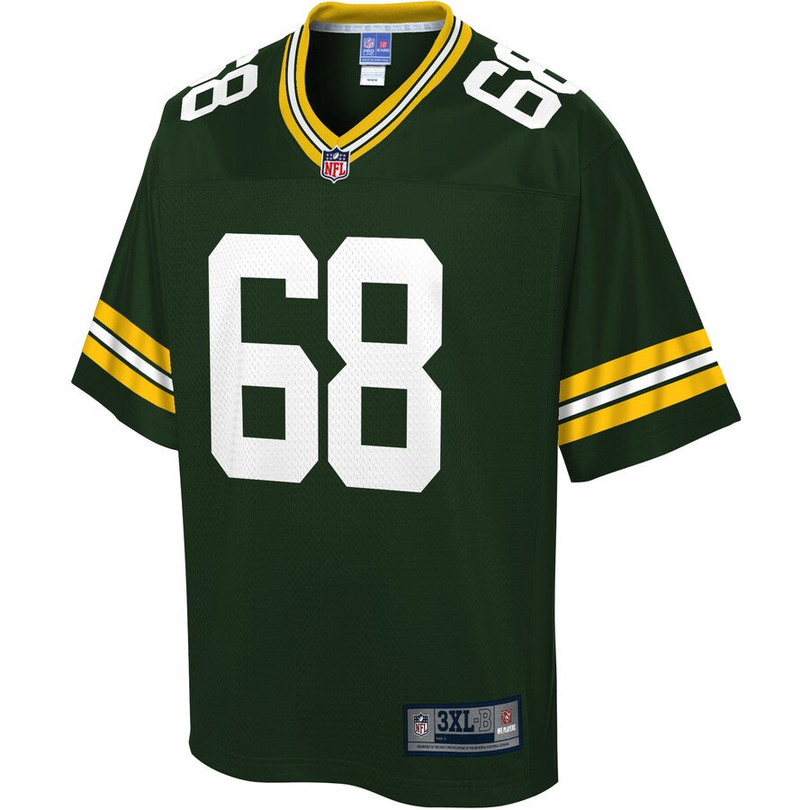 Green Bay Packers Jared Veldheer Pro Line Big & Tall Green Football Jersey product image
