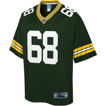 Green Bay Packers Jared Veldheer Pro Line Big & Tall Green Football Jersey product image