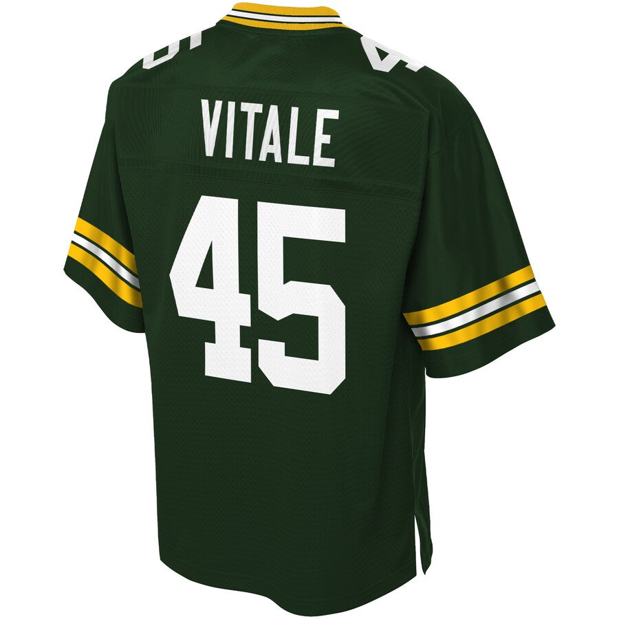 Green Bay Packers Danny Vitale Pro Line Green Football Jersey product image