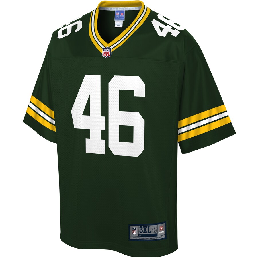 Green Bay Packers Malcolm Johnson Pro Line Big & Tall Green Football Jersey product image