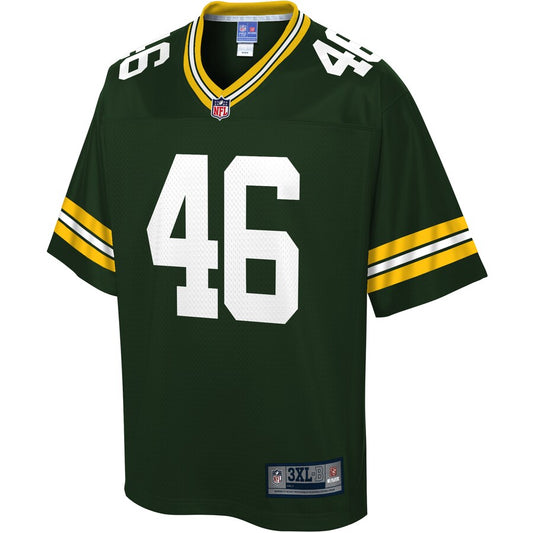 Green Bay Packers Malcolm Johnson Pro Line Big & Tall Green Football Jersey product image