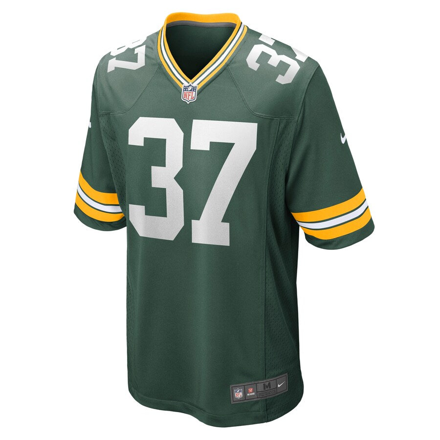 Green Bay Packers Josh Jackson Game Green Football Jersey product image