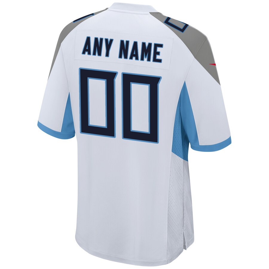 Tennessee Titans Custom Game White Football Jersey product image