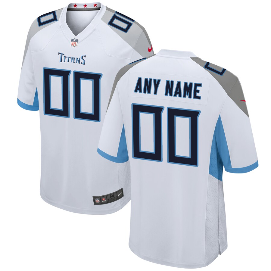 Tennessee Titans Custom Game White Football Jersey product image