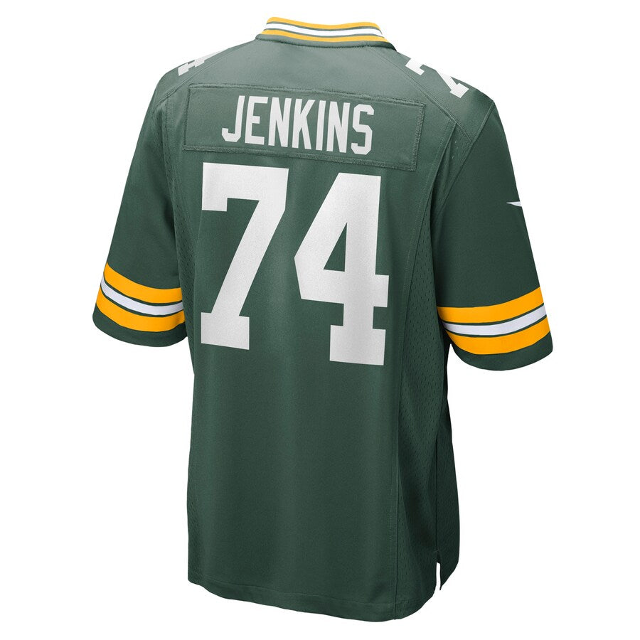 Green Bay Packers Elgton Jenkins Game Green Football Jersey product image