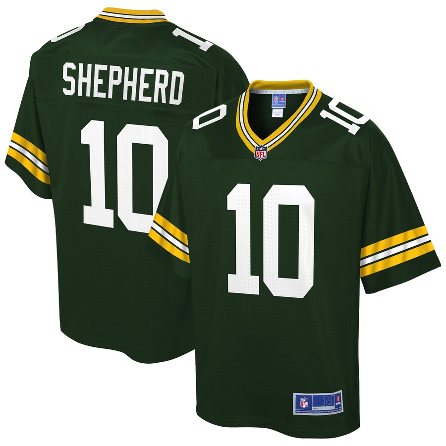 Green Bay Packers Darrius Shepherd Pro Line Green Football Jersey product image