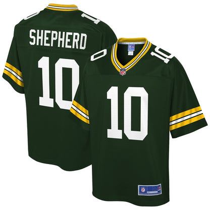 Green Bay Packers Darrius Shepherd Pro Line Green Football Jersey product image