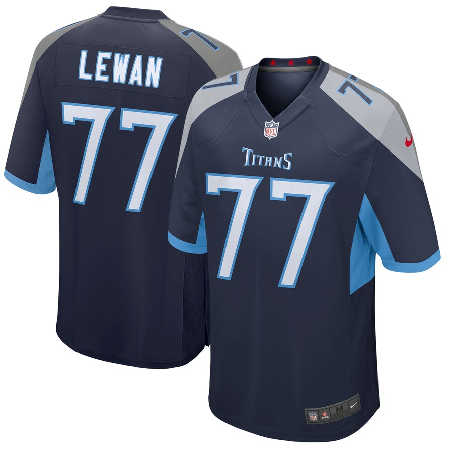 Tennessee Titans Taylor Lewan Game Navy Football Jersey product image
