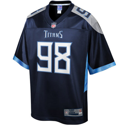 Tennessee Titans Jeffery Simmons Pro Line Big & Tall Navy Football Jersey product image